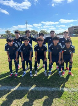 North Houston FC squad at Watkins Middle School